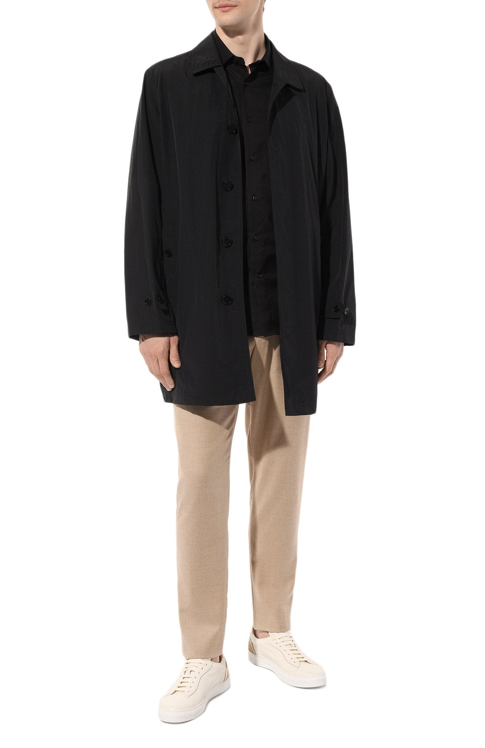 Хлопковая рубашка BRUNELLO CUCINELLI, арт. MW6040626, фото 2