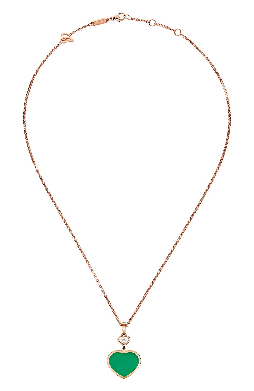 Кулон CHOPARD бесцветного цвета по цене 513500 руб., арт. 797482-5101, фото 1 Кулон CHOPARD, арт. 797482-5101, фото 1