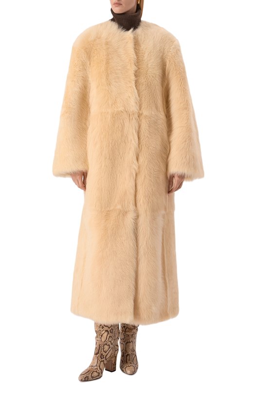 Шуба из овчины Loulou de Saison SIBA Бежевый  SIBA Фото 2