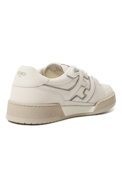 Кожаные кеды fendi match FENDI белого цвета по цене 89950 руб., арт. 7E1643 A0MN, фото 5 Кожаные кеды fendi match FENDI, арт. 7E1643 A0MN, фото 5