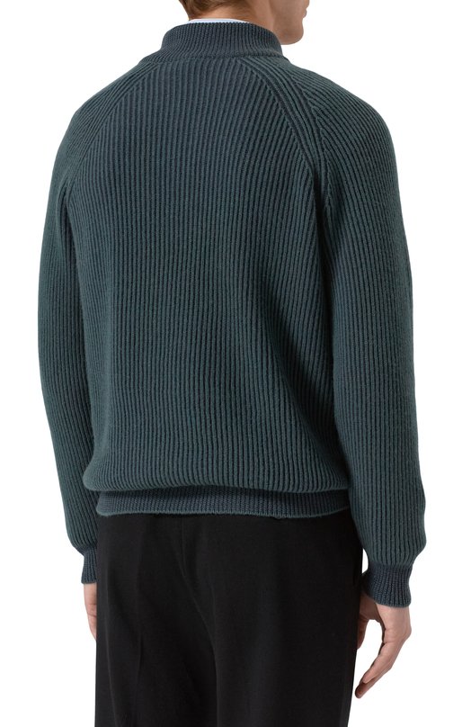Кашемировый свитер Kiton UMK0794A0013 Зелёный  UMK0794A0013 Фото 4