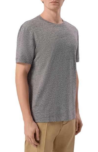 Футболка изо льна и хлопка BOSS, арт. 50559163, фото 3