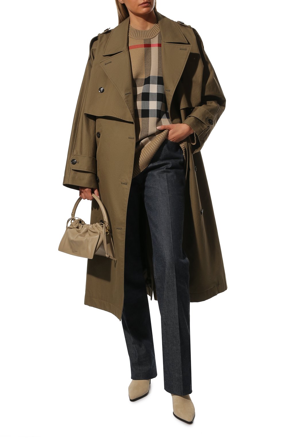 Пуловер BURBERRY бежевого цвета по цене 97600 руб., арт. 8039152, фото 2 Пуловер BURBERRY, арт. 8039152, фото 2