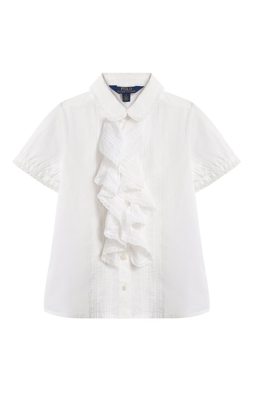 

Хлопковая рубашка Polo Ralph Lauren, Белый