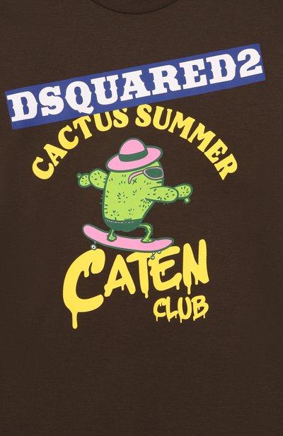 Хлопковая футболка DSQUARED2, арт. DQ3349/D0015, фото 3