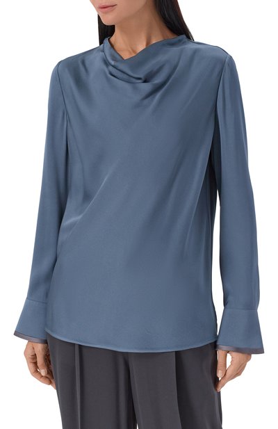 Блузка из вискозы и шелка AGNONA, арт. TT1002E/U5073E, фото 3