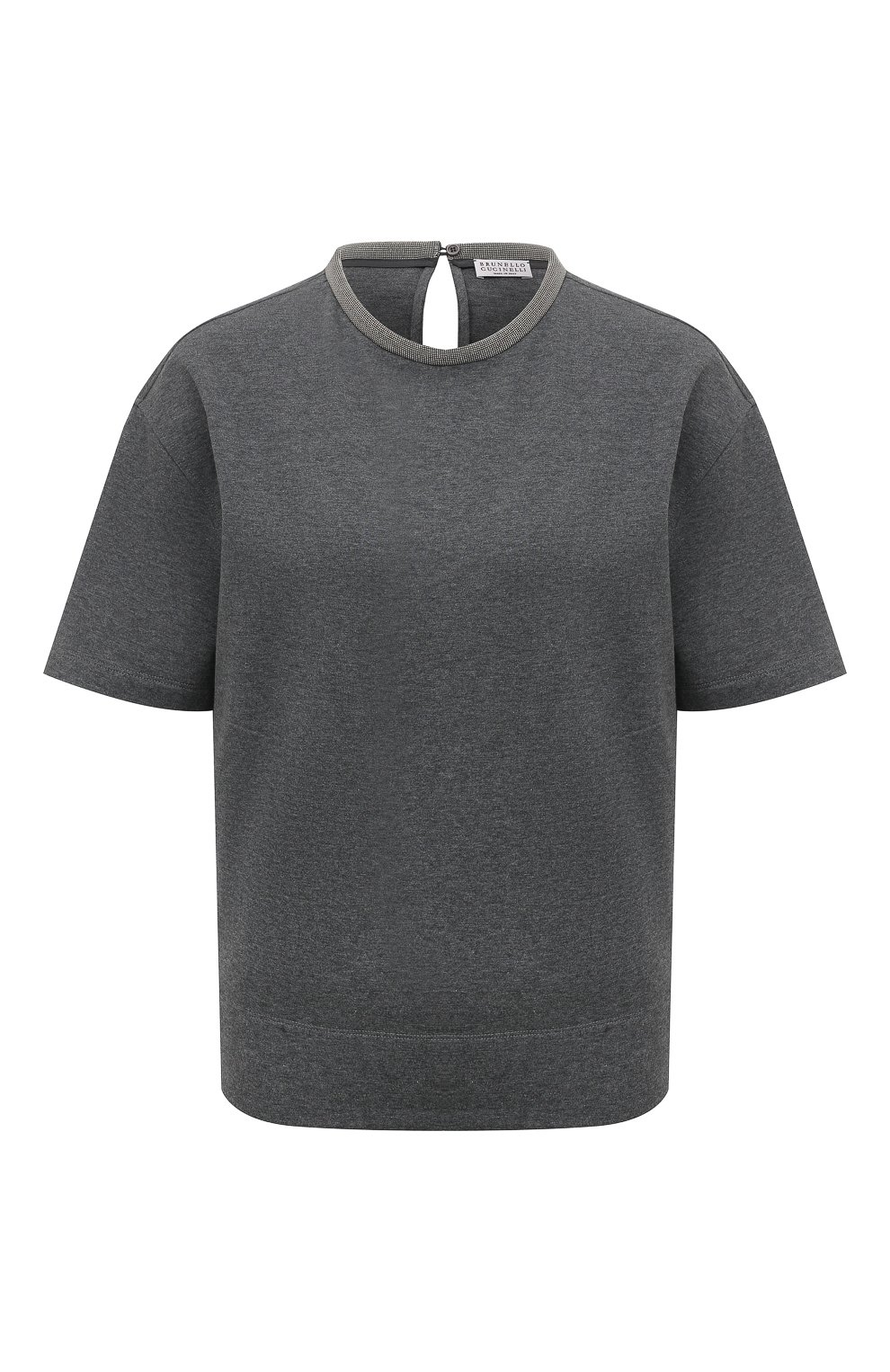 Хлопковая футболка BRUNELLO CUCINELLI, арт. MH827BP159, фото 1