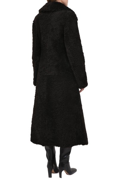 Шуба из овчины BOTTEGA VENETA коричневого цвета по цене 940500 руб., арт. 641923/VKV70, фото 4 Шуба из овчины BOTTEGA VENETA, арт. 641923/VKV70, фото 4