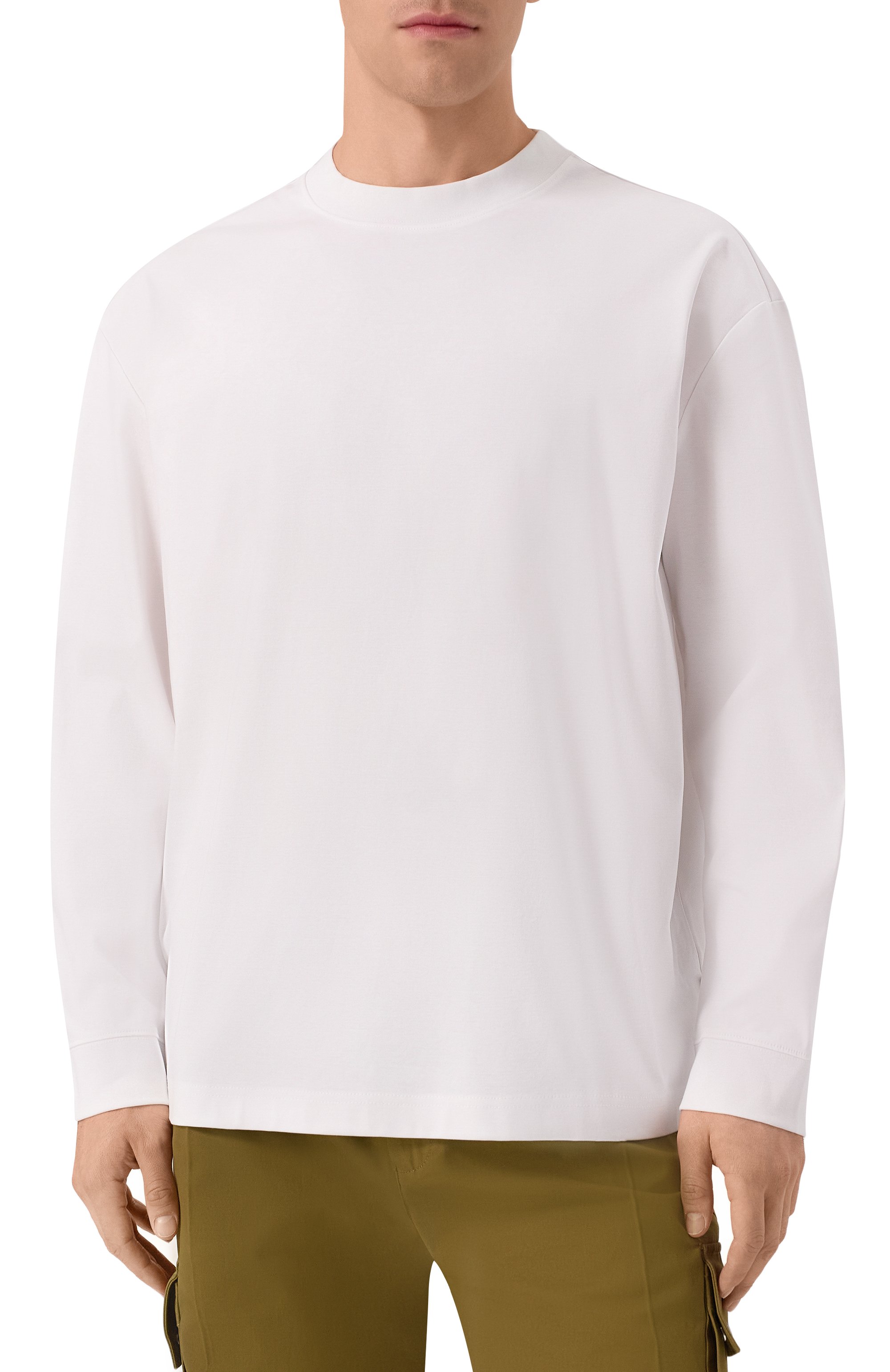 Хлопковый лонгслив BOSS, арт. 50531331, фото 3