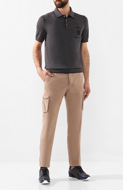 Поло из смеси шерсти и хл опка BERLUTI, арт. R16KPS36-001, фото 2