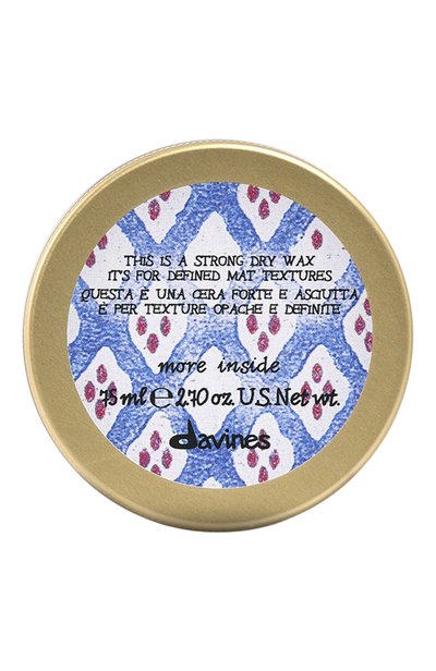Женского сухой воск more inside для текстурных матовых акцентов (75ml) DAVINES, арт. 87067