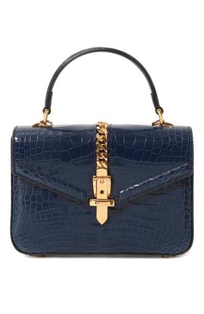 Сумка sylvie 1969 из кожи аллигатора GUCCI, арт. 589479 EV40G, фото 1