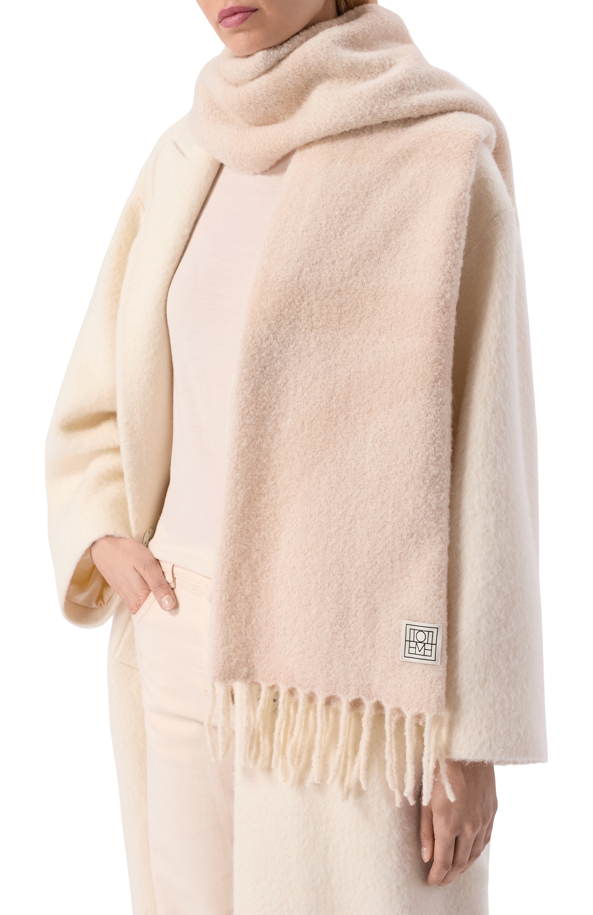 Шерстяной шарф TOTEME, арт. 261-WSC908-FB0630, фото 2