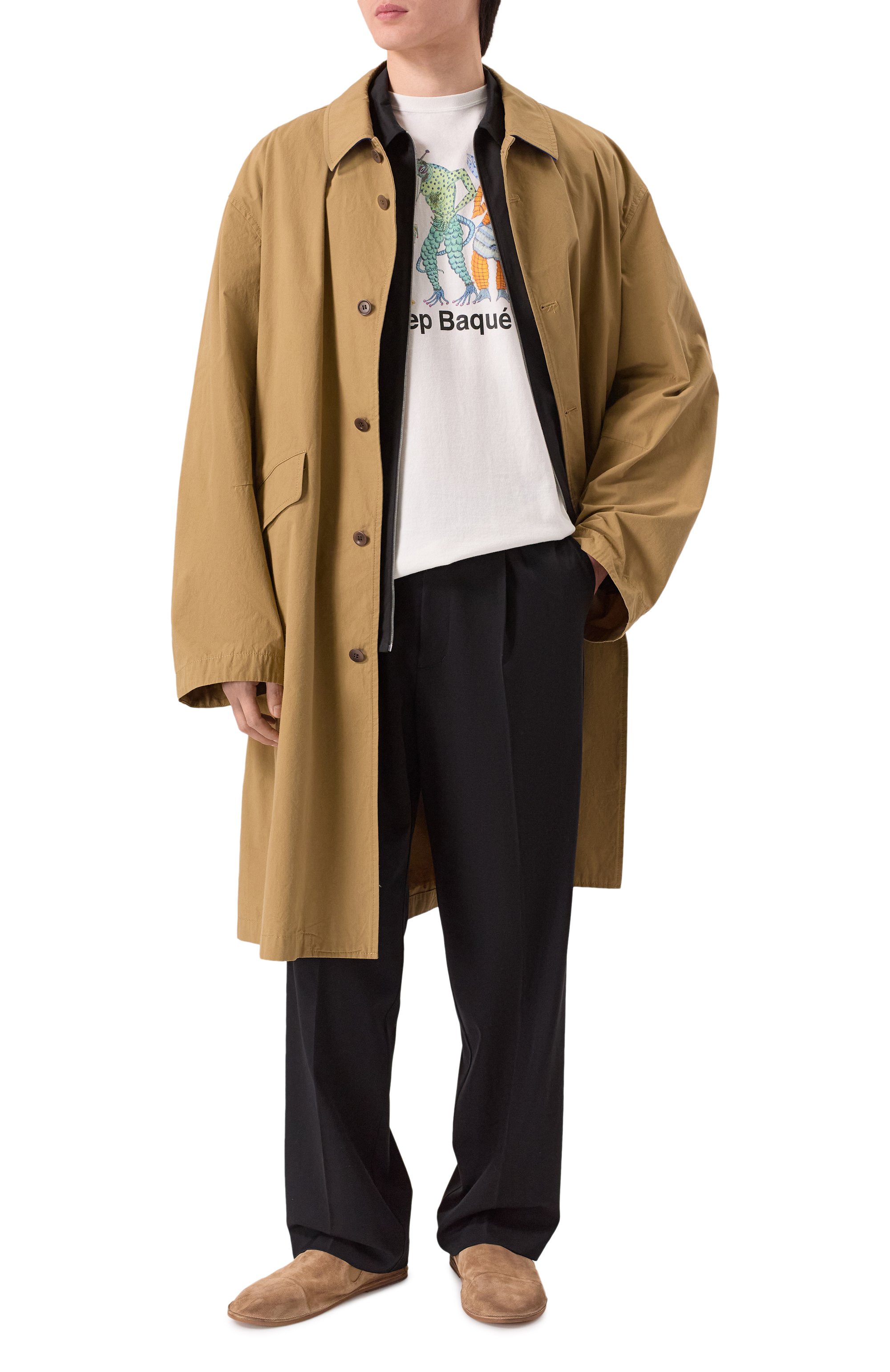 Хлопковый плащ UNDERCOVER, арт. UP2E4302, фото 2