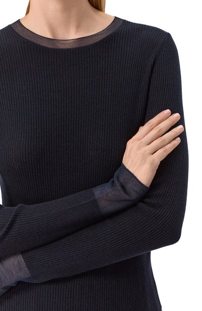 Пуловер из шелка и шерсти MAX MARA STUDIO, арт. GIGANTE, фото 5