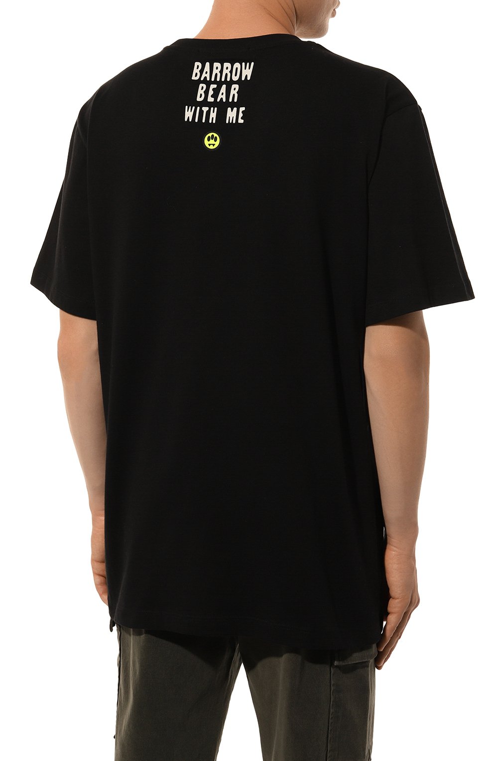 Хлопковая футболка BARROW, арт. F4BWMATH137, фото 4