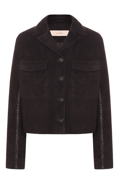 Женская замшевый жакет 12 STOREEZ, арт. 130720