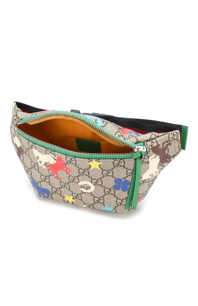 Поясная сумка GUCCI разноцветного цвета по цене 28450 руб., арт. 502095/HM7CN, фото 3 Поясная сумка GUCCI, арт. 502095/HM7CN, фото 3