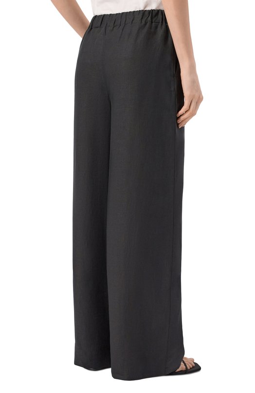 Льняные брюки Gran Sasso 76248/50000 Чёрный  76248/50000 Фото 4