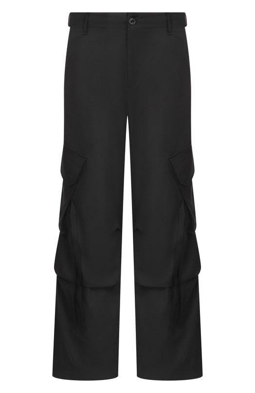 Шерстяные брюки-карго Isabel Benenato UW340S26 Чёрный UW340S26