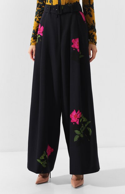 Шерстяные брюки DRIES VAN NOTEN, арт. 192-10942-8428, фото 3
