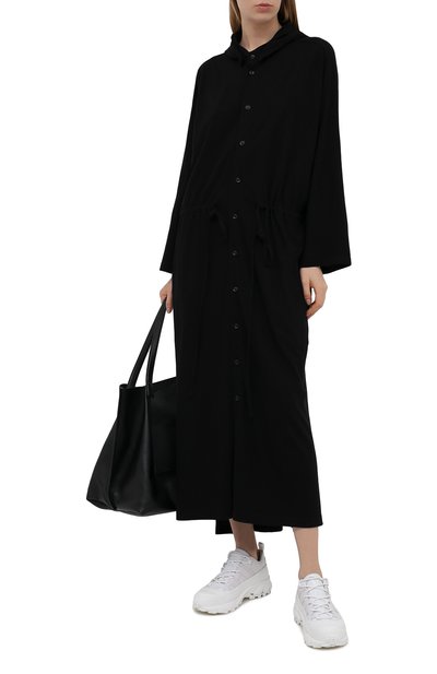 Хлопковое платье YOHJI YAMAMOTO, арт. ND-D09-089, фото 2