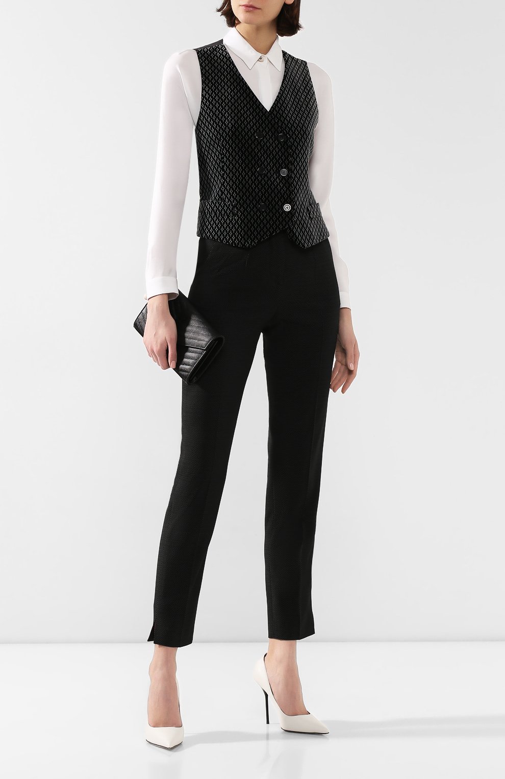 Жилет из смеси вискозы и шелка GIORGIO ARMANI, арт. 9WHGK010/T0178, фото 2