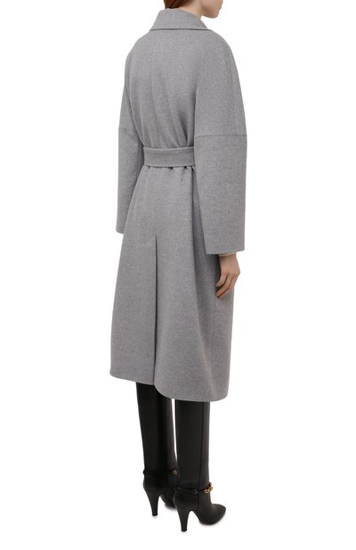 Пальто из шерсти и кашемира SEVEN LAB серого цвета по цене 31500 руб., арт. CV12 grey, фото 4 Пальто из шерсти и кашемира SEVEN LAB, арт. CV12 grey, фото 4