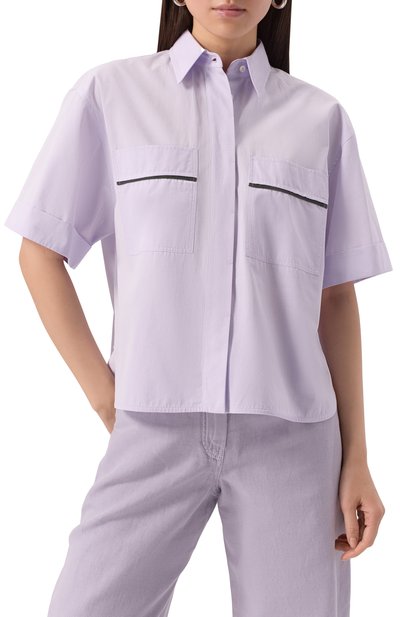 Хлопковая рубашка BRUNELLO CUCINELLI, арт. MW694RA556, фото 3