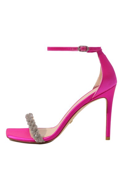 Текстильные босоножки nudistcurve 100 STUART WEITZMAN, арт. SD457/SAN, фото 4