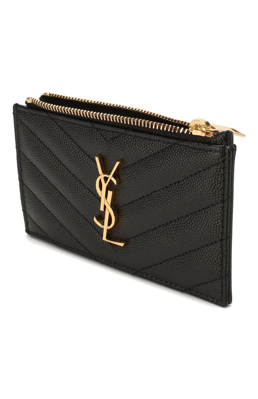 Кожаный футляр для кредитных карт monogram SAINT LAURENT, арт. 607915/B0W01, фото 3