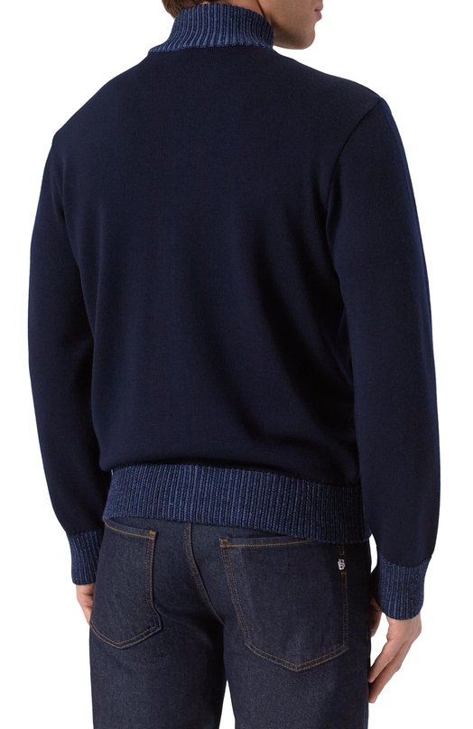 Шерстяной кардиган Paul&Shark 15311205/3XL Синий  15311205/3XL Фото 4