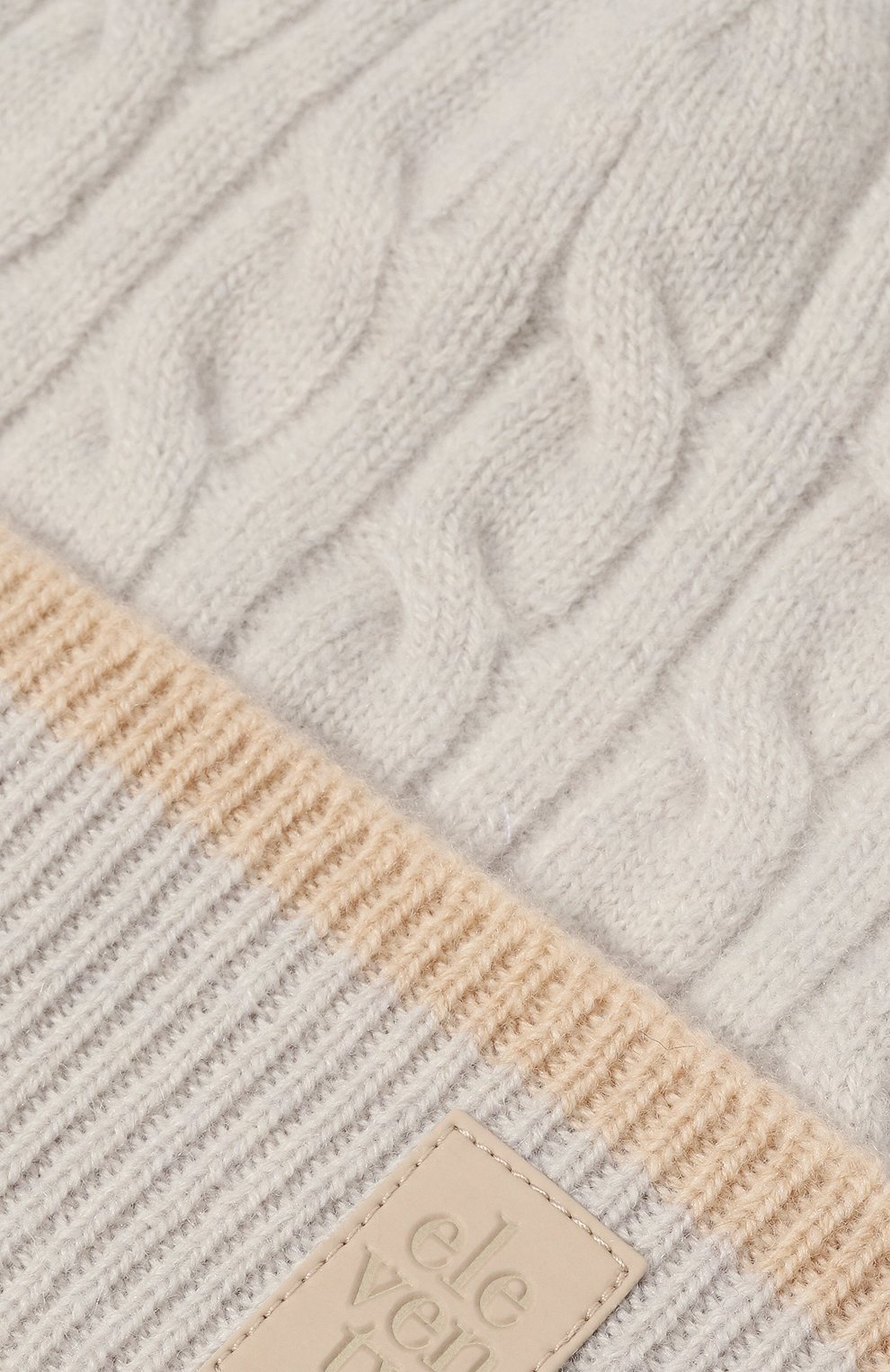 Шерстяная шапка ELEVENTY серого цвета по цене 12500 руб., арт. ET0Q57 W0041, фото 3 Шерстяная шапка ELEVENTY, арт. ET0Q57 W0041, фото 3