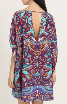 Шелковая туника свободного кроя с принтом LAZUL, арт. GILLA TUNIC/TH0TH, фото 1