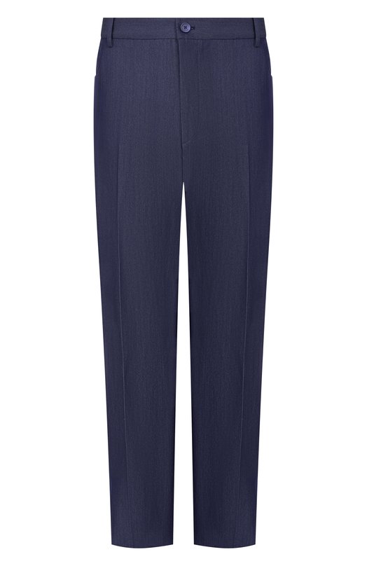 Брюки из шерсти и шелка Stefano Ricci M1T80TA029/WABK1U Синий M1T80TA029/WABK1U