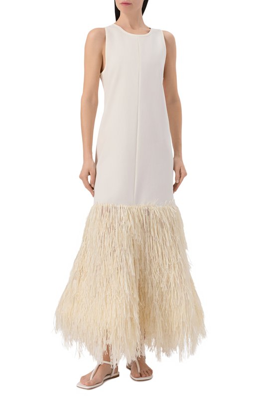 Хлопковое платье Co 4227HRF-S26 Кремовый  4227HRF-S26 Фото 2