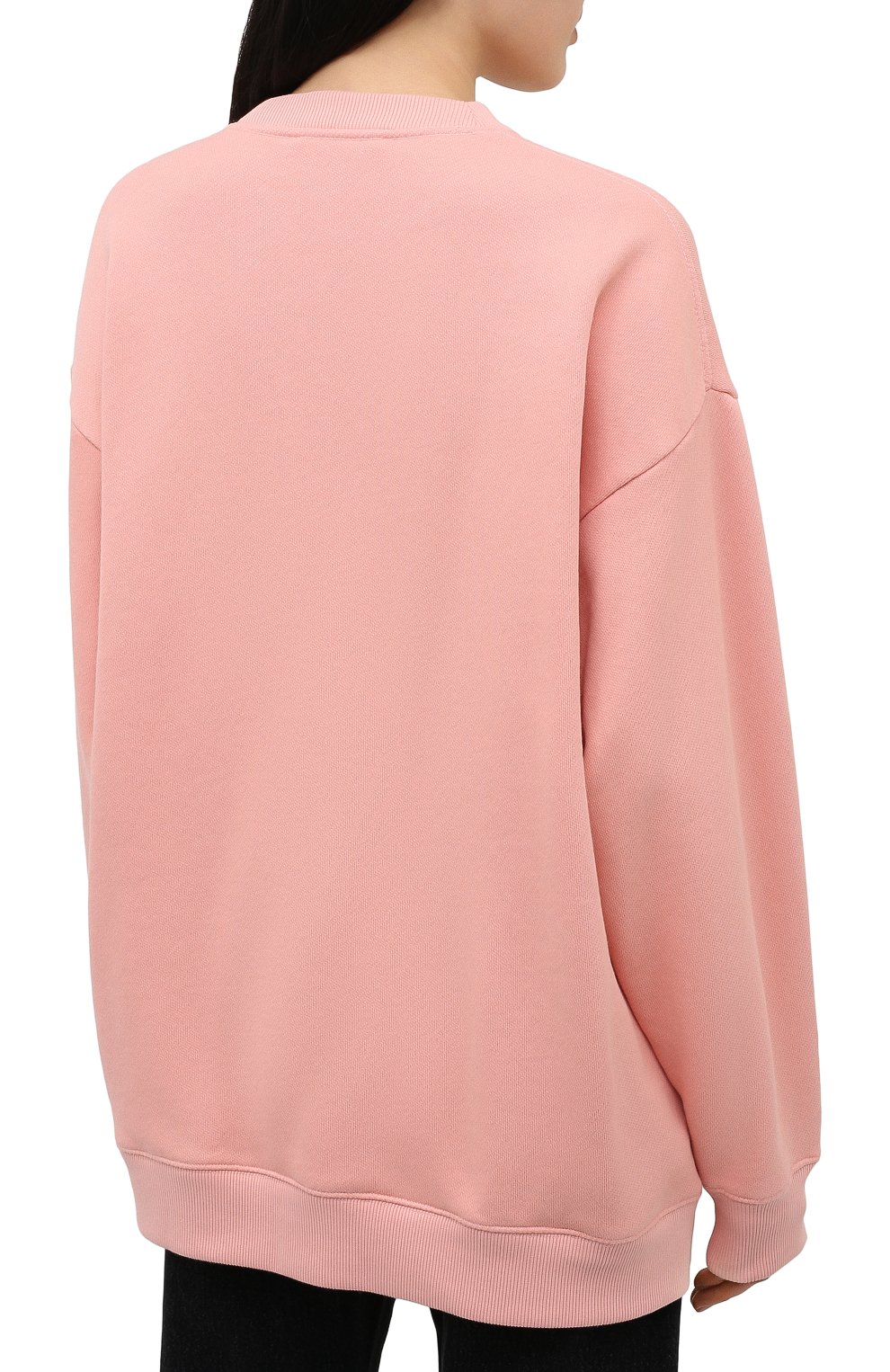 Хлопковый свитшот ACNE STUDIOS светло-розового цвета по цене 35300 руб., арт. AI0082, фото 4 Хлопковый свитшот ACNE STUDIOS, арт. AI0082, фото 4