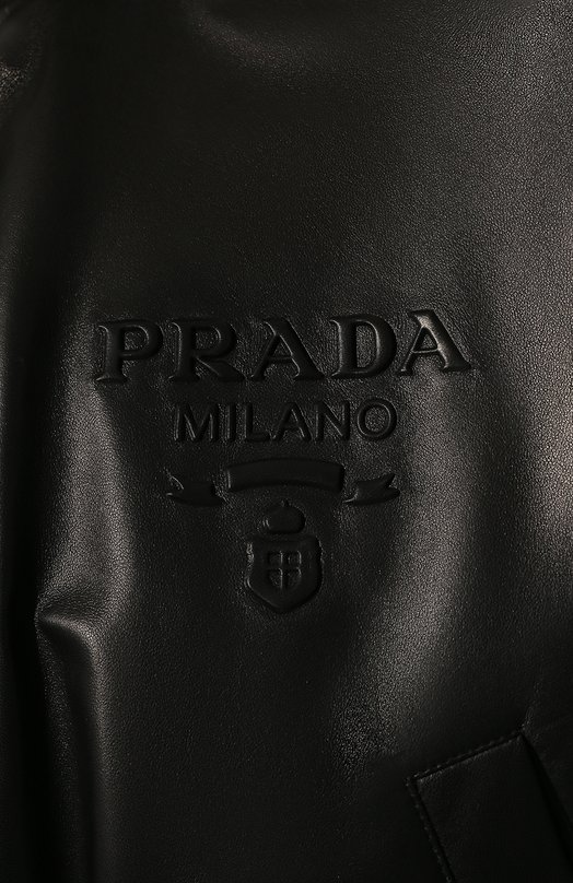 фото Кожаная куртка prada