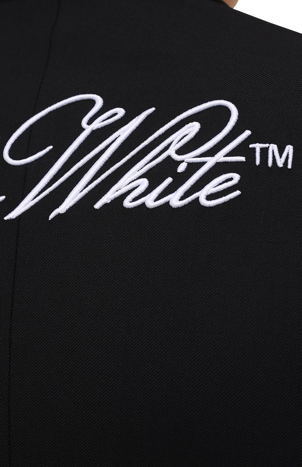 Жакет OFF-WHITE черного цвета по цене 120000 руб., арт. 0WEF061R21FAB001, фото 5 Жакет OFF-WHITE, арт. 0WEF061R21FAB001, фото 5