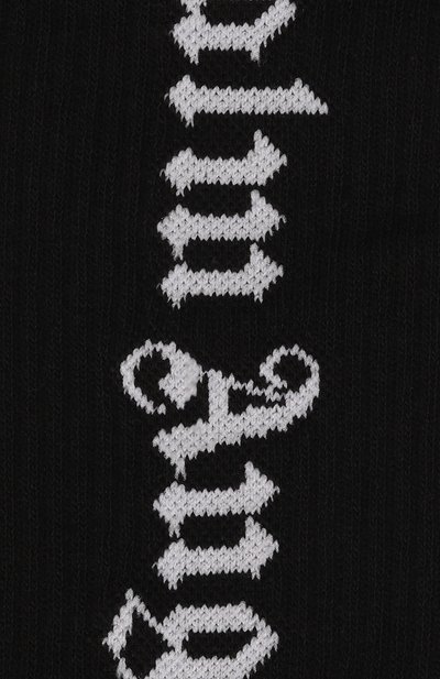 Хлопковые носки PALM ANGELS, арт. PMRA001C99FAB0021001, фото 2