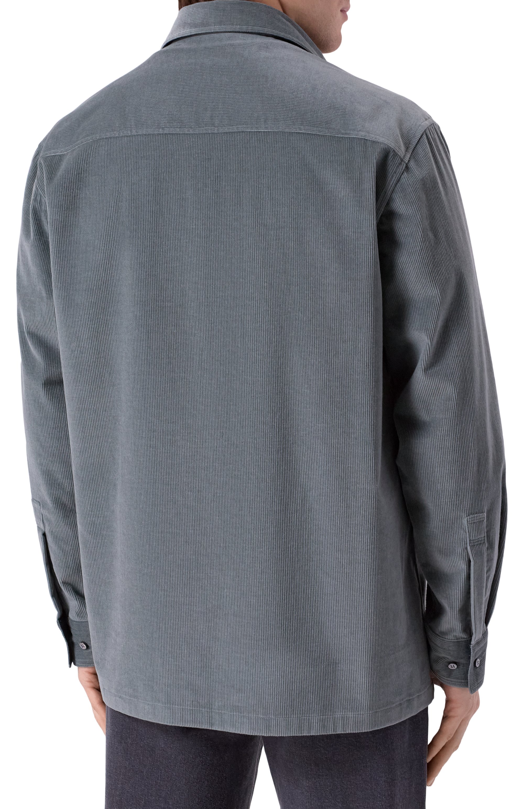 Вельветовая рубашка ZILLI, арт. ZSSH01M016639010A, фото 4