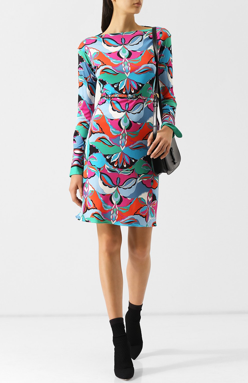 Платье с поясом и принтом EMILIO PUCCI, арт. 8UJG53/8U744, фото 2