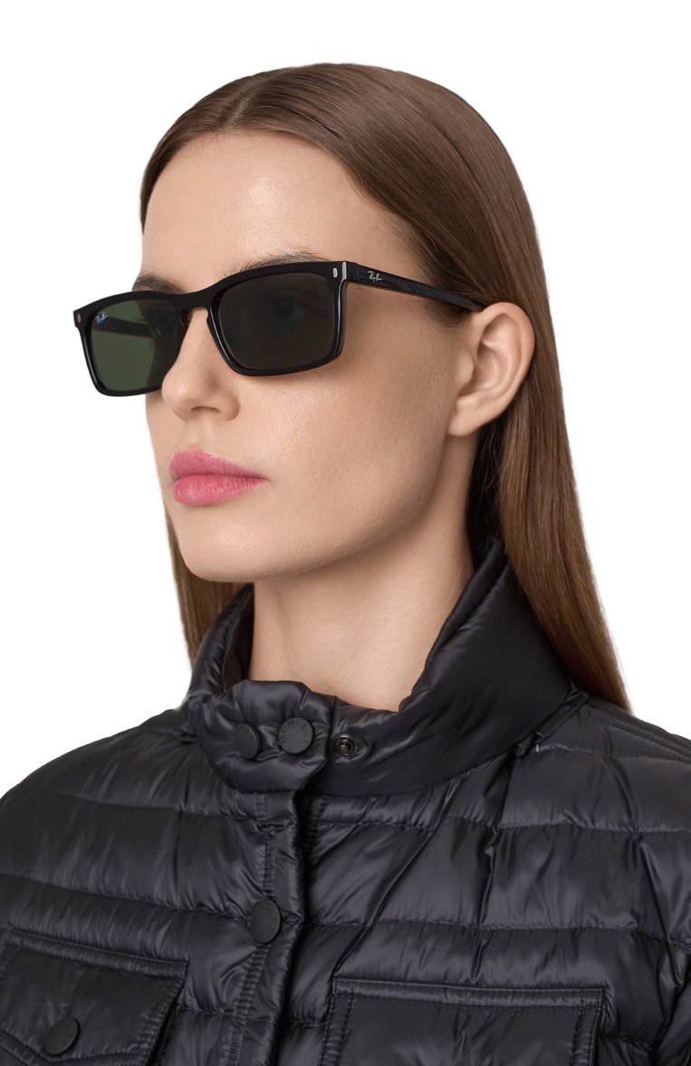 Женские солнцезащитные очки RAY-BAN зеленого цвета, арт. 4435-901/31 | Фото 3 (Региональные ограничения белый список (Axapta Mercury): Не проставлено; Нос: Не проставлено; Материал: Пластик; Тип очков: С/з; Кросс-КТ: С/з-унисекс; Очки форма: Прямоугольные; Оптика Гендер: оптика-унисекс)