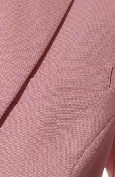 Шерстяной жакет LESYANEBO розового цвета по цене 58000 руб., арт. FW22/H-768/Qu, фото 5 Шерстяной жакет LESYANEBO, арт. FW22/H-768/Qu, фото 5