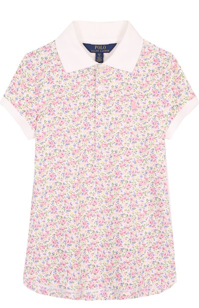 Хлопковое поло с принтом POLO RALPH LAUREN, арт. 313695842, фото 1