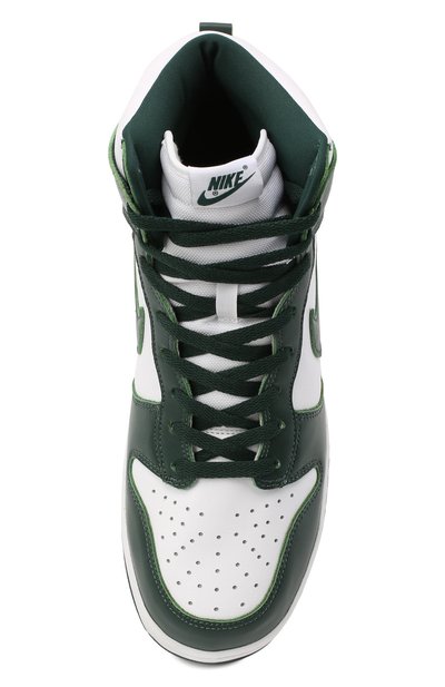 Кожаные кеды dunk high sp pro green NIKELAB, арт. CZ8149-100, фото 5