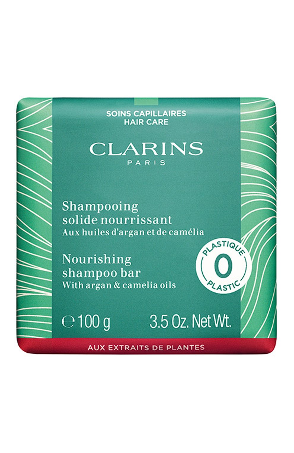 Питательный твердый шампунь для всех типов волос shampooing solide nourrissant (100g) CLARINS, арт. 80087281, фото 1