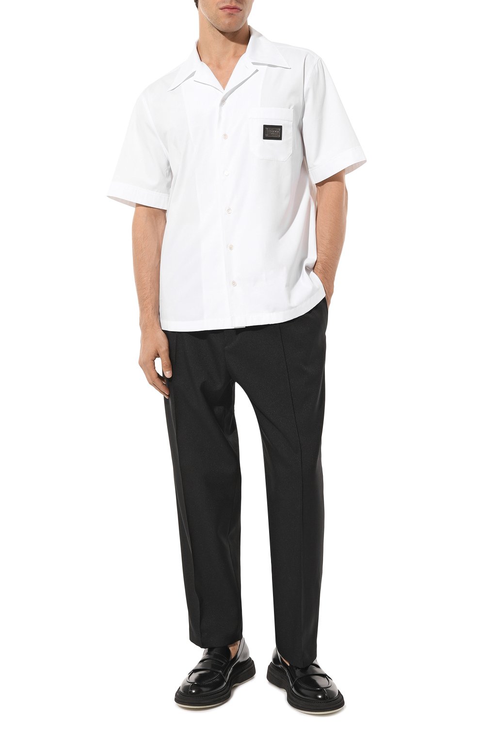 Хлопковая рубашка DOLCE & GABBANA, арт. G5JH9T/GF855, фото 2