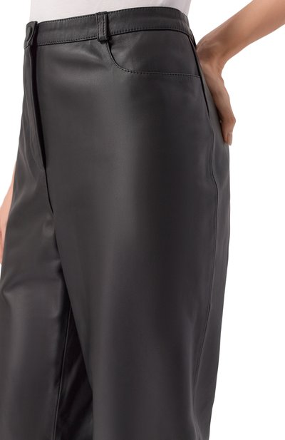Кожаные брюки LOULOU DE SAISON, арт. C0BE, фото 5