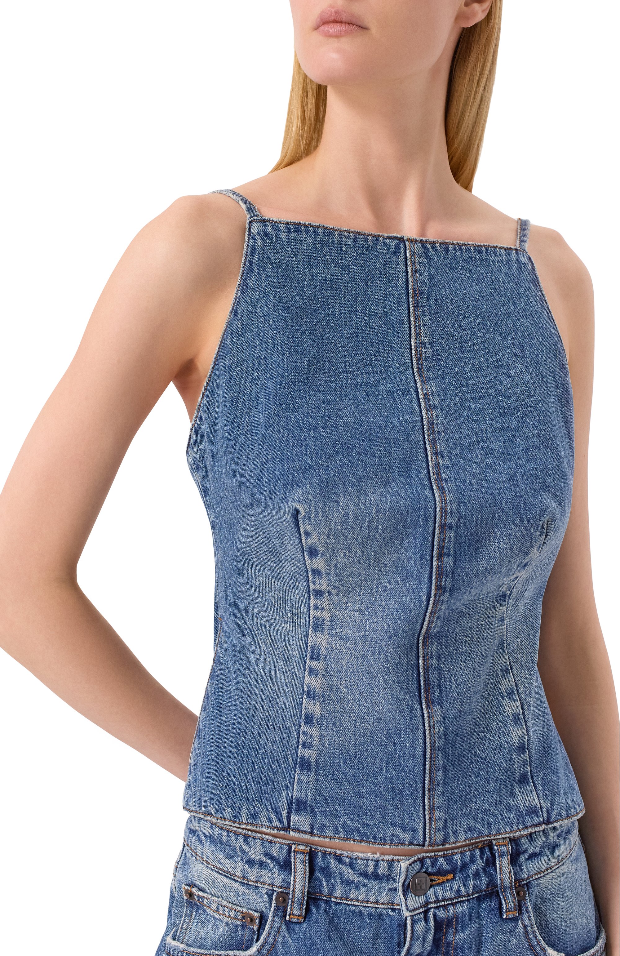 Джинсовый топ KSUBI, арт. WSP25FT001, фото 5